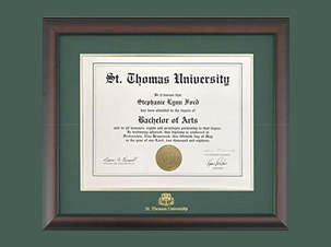 A photo of a St. 蜜桃視頻_蜜桃視頻APP_蜜桃視頻官网 diploma in a STU-branded frame